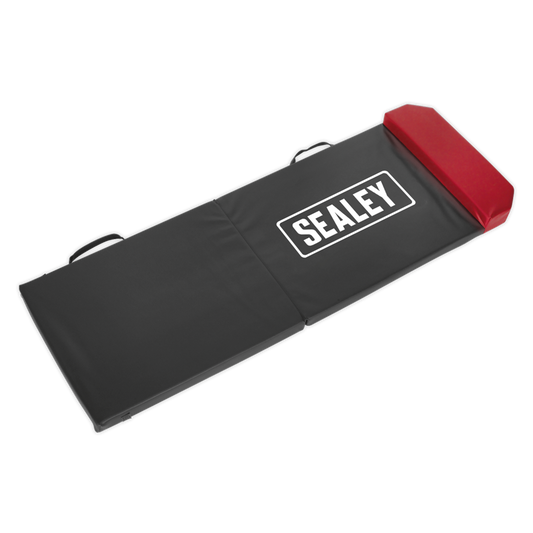 Folding Mechanic&#39;s Mat with Headrest 35mm
