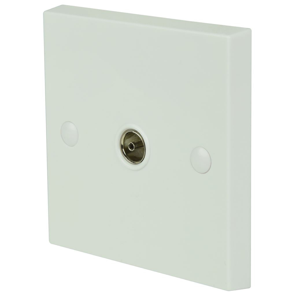 TV Aerial Coaxial Wallplate