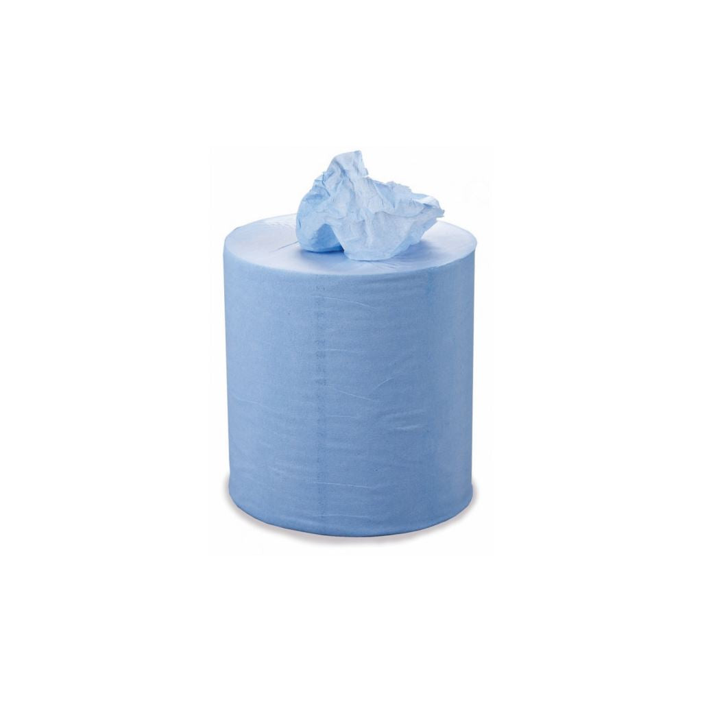 3 Ply Blue Centrefeed Roll - 150m x 220mm - Pack of 6