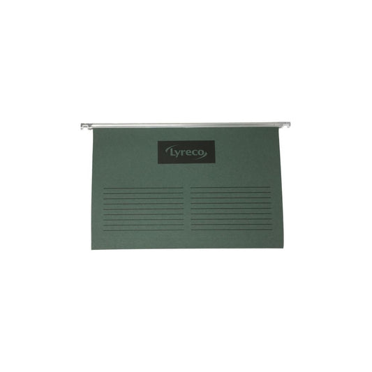 Foolscap Suspension Files V Base - Green - Pack of 50