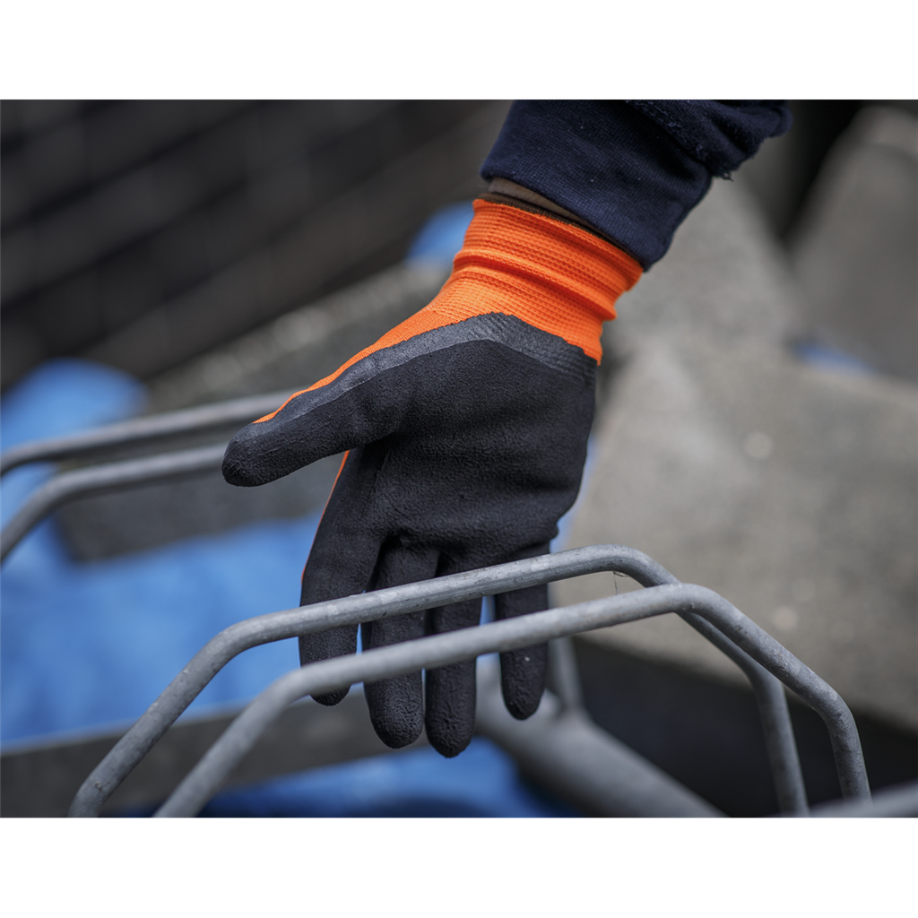 Foam Latex Gloves (Large) - Pair