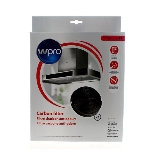 Carbon filter anti odour Type 47 - 2 pcs. for Indesit/Ikea/Whirlpool Cooker Hood