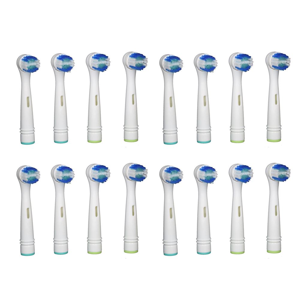 Replacement Oral B Toothbrush Heads Compatible With Braun Oral-B Toothbrushes x 16