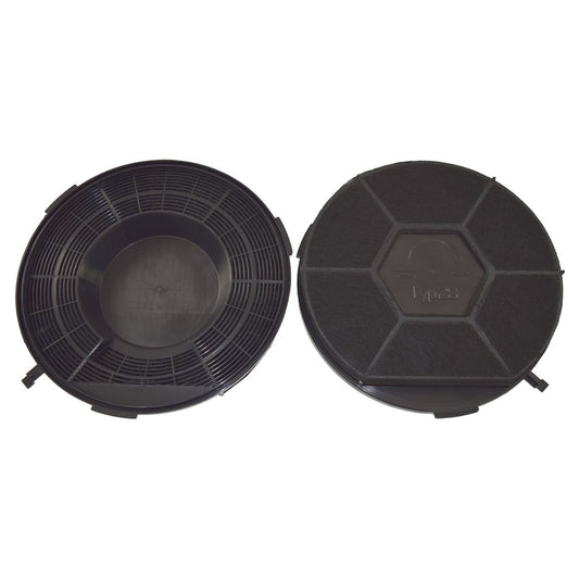 Elica Type 28 Carbon Charcoal Cooker Hood Filter Pack of 2