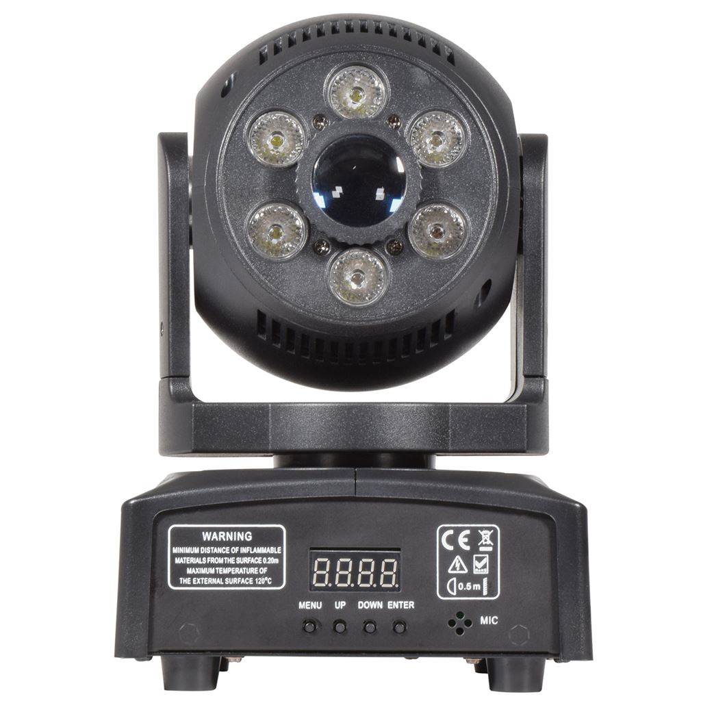 MHS-100G: 100W Spot-Wash LED Moving Head with GOBOs