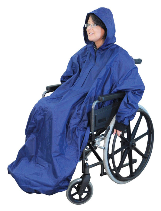 Fleece Lined Wheelchair Mac with Sleeves
