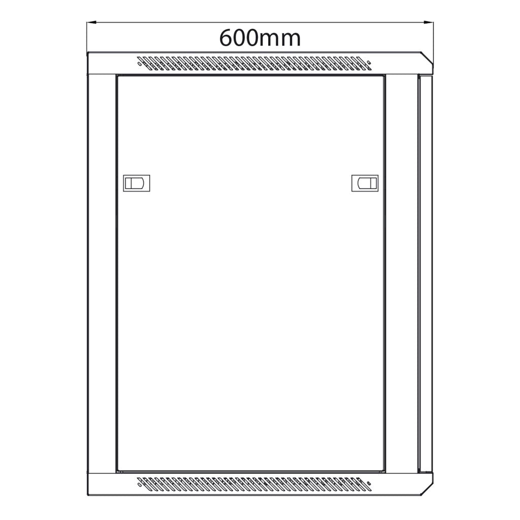 19" Rack Cabinets - 15U x 600mm Deep - RC15U600