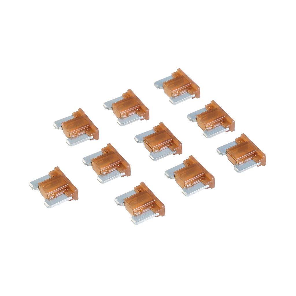 Silverline ATT Low Profile Mini Automotive Blade Fuses 10pk - 7.5A Brown