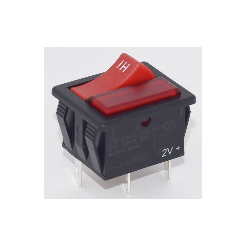 Numatic Compatible Henry Hi-Lo Momentary Red Switch Assembly