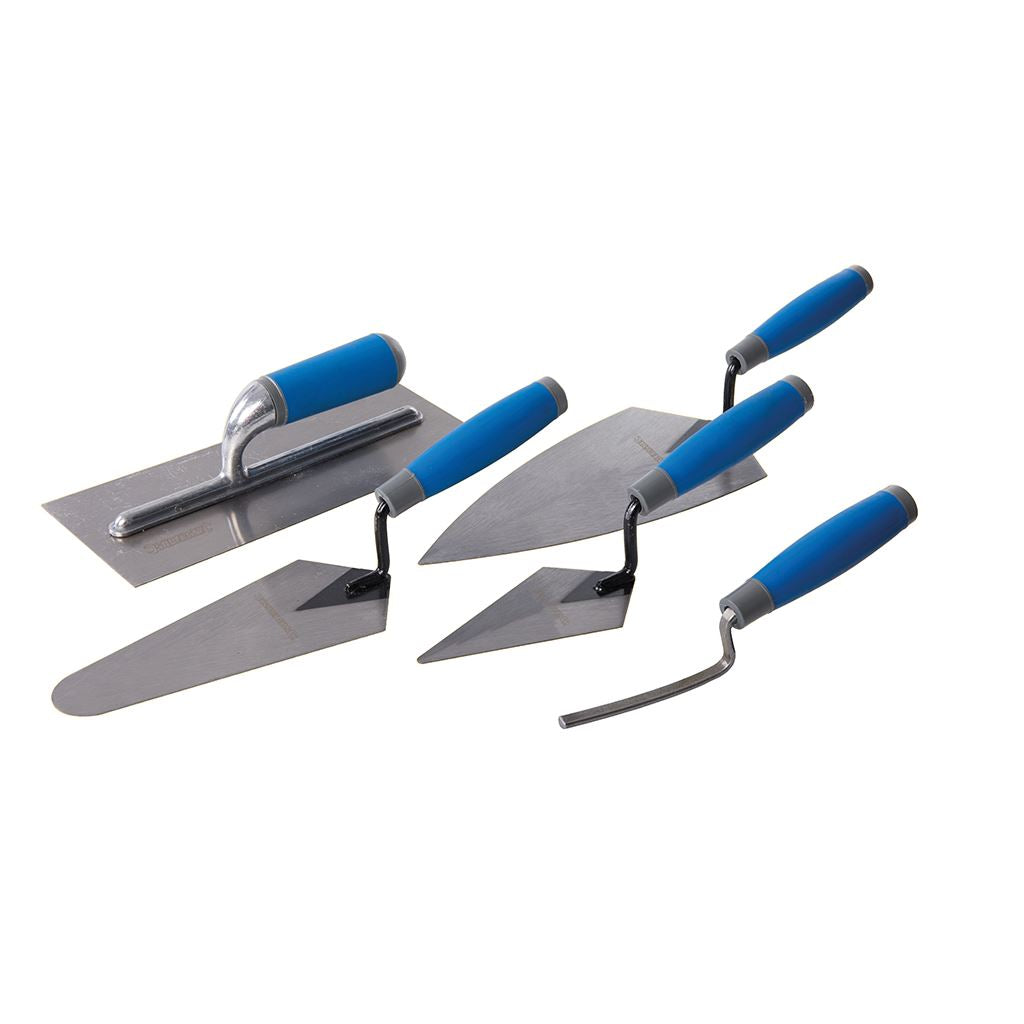 Silverline Soft-Grip Trade Trowel Set 5pce - 5pce