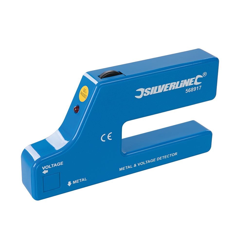Silverline Metal & Voltage Detector - 1 x 9V (PP3)
