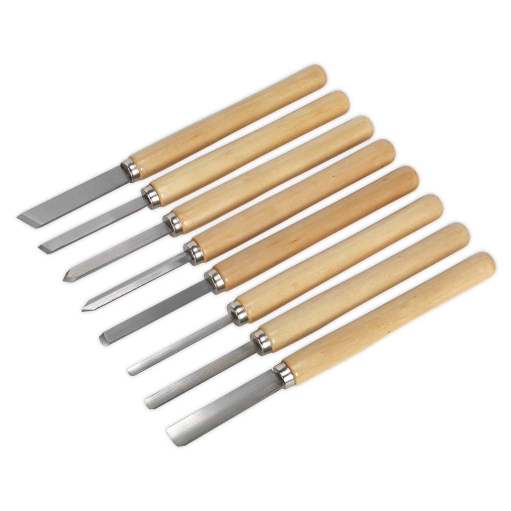 Wood Turning Chisel Set 8pc