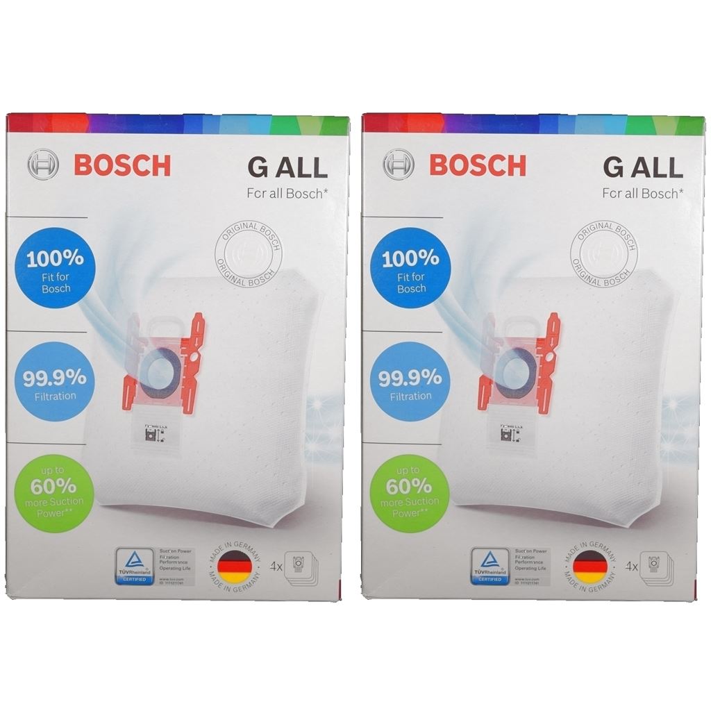 Bosch Type G Vacuum Cleaner Synthetic fleece Dust Bags x 8