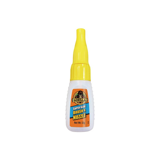 Gorilla Super Glue - 12gm Brush - GSG12B