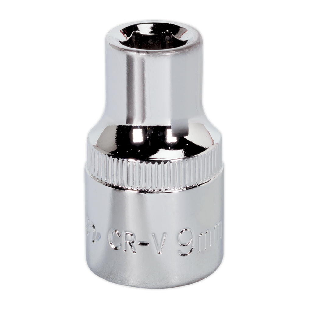 WallDrive&#174; Socket 9mm 1/2"Sq Drive Fully Polished