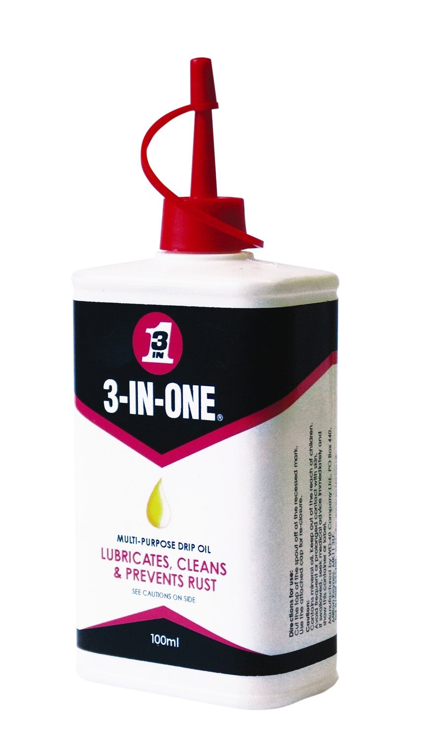 3-IN-ONE Multi Purpose Oil 100 ml Plastic Can (WD40)