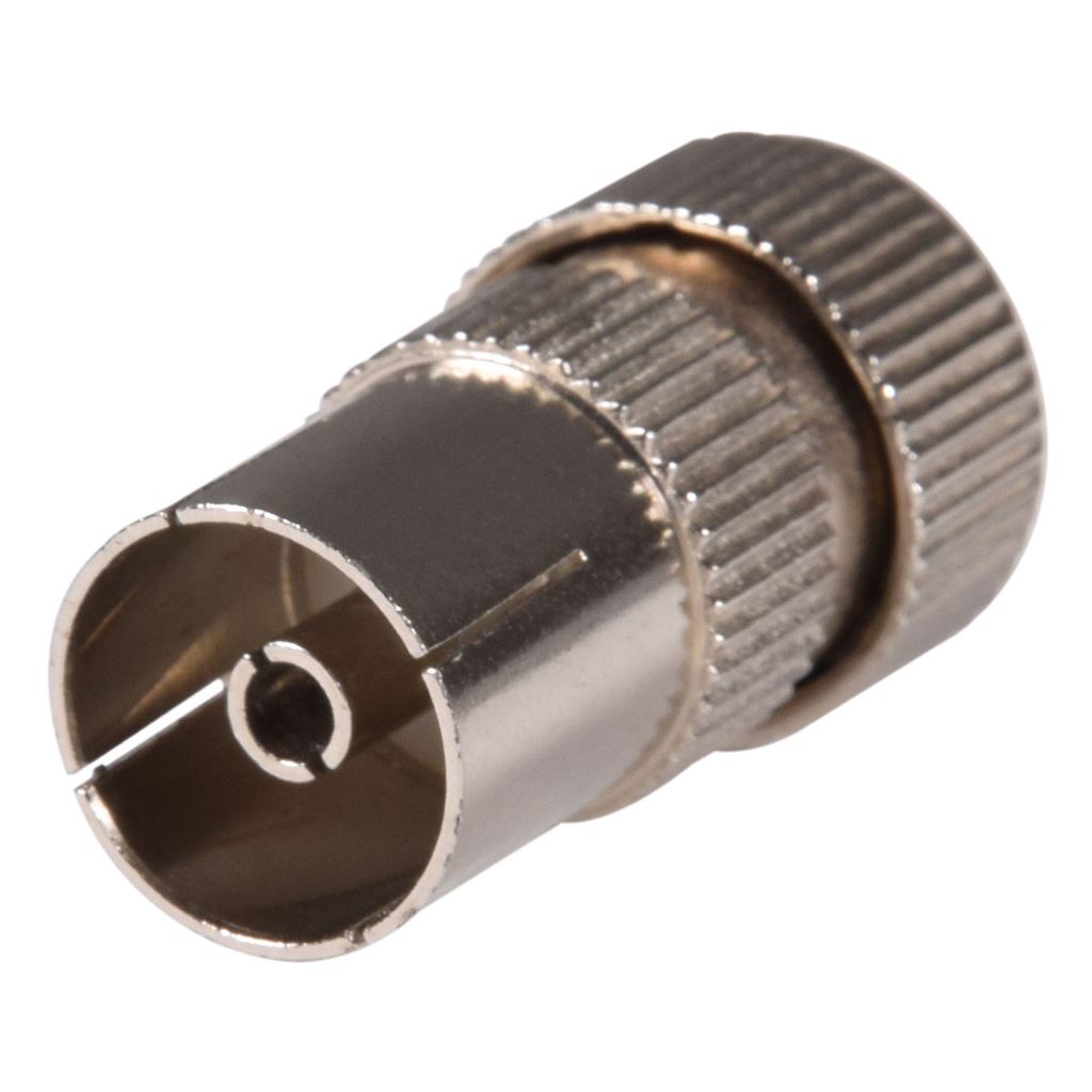 Precision Coaxial Socket - Nickel Plated Brass - bulk