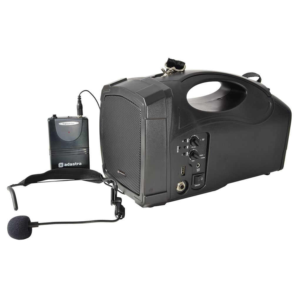 Handheld PA System with Neckband Mic and Bluetooth - H25B Mic, USB, FM &