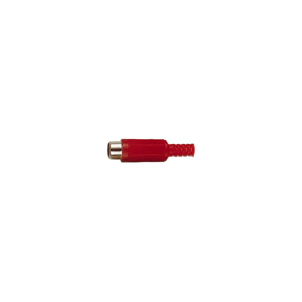 Phono Line Socket with Soft Plastic Cover and Solder Terminals