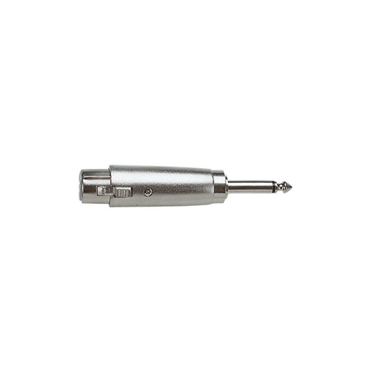 3 Pin XLR Female to 6.35 mm Mono Plug Adaptor