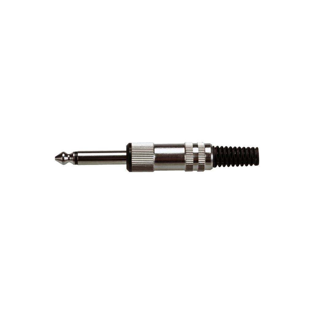 6.35 mm Mono Metal Jack Plug with Solder Terminals