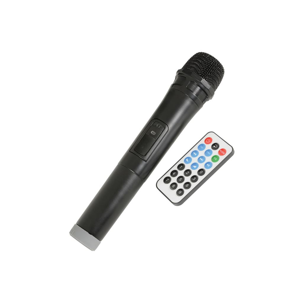 Busker PA with VHF Mics & Media Player - Busker-10 + 1 x + USB/SD/FM/BT