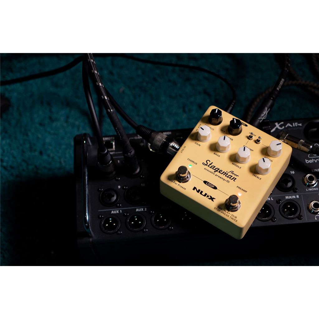 Stageman Floor Acoustic Preamp DI Pedal - NAP-5