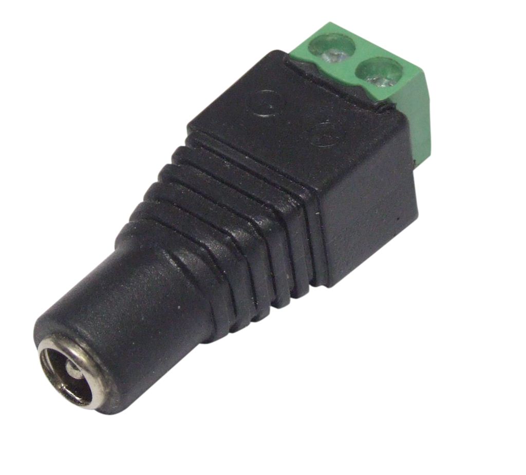 CCTV Camera 2.1mm DC Line socket With Screw Terminals