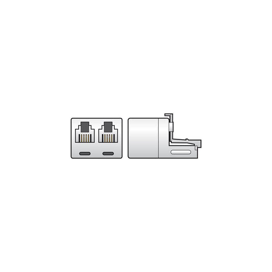 Splitter 2 x RJ11 Sockets – RJ11 Plug