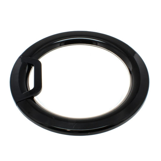 Door Frame Glass Hot Point Black Futur for Hotpoint Washing Machines