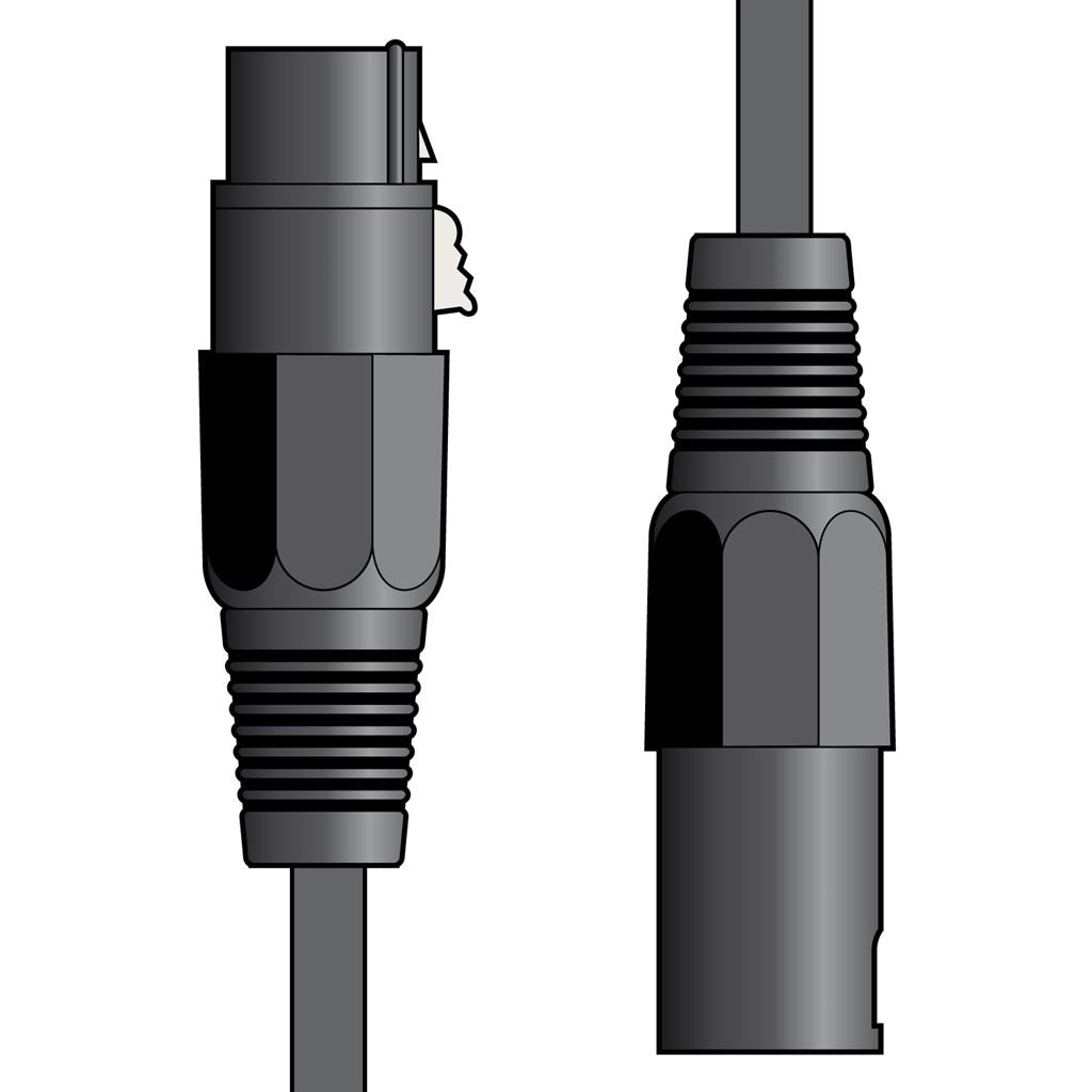 Classic Microphone Leads XLR Female - XLR Male - 1.5m Black - XF-XM150BK