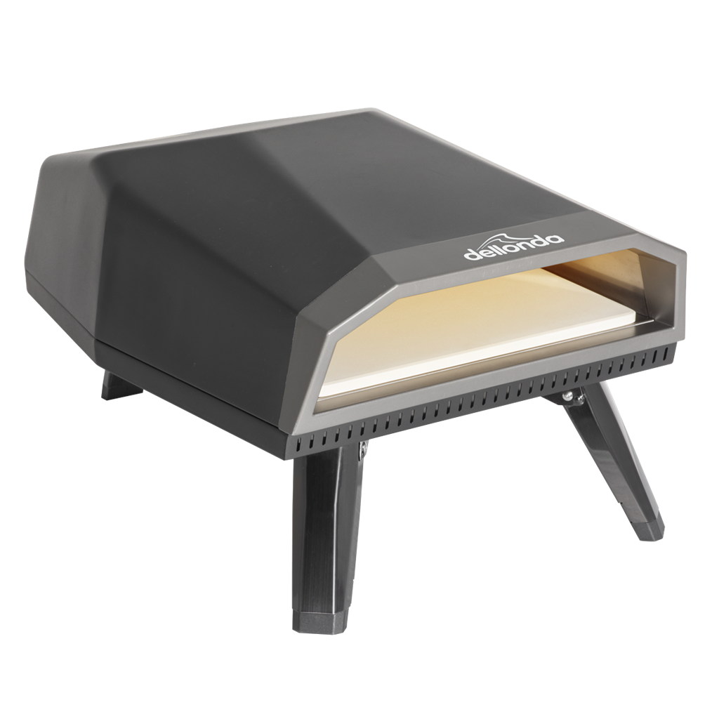 Dellonda Gas Pizza Oven with Gas Regulator, Water Resistant Cover/Carry Bag & 12" Pizza Peel