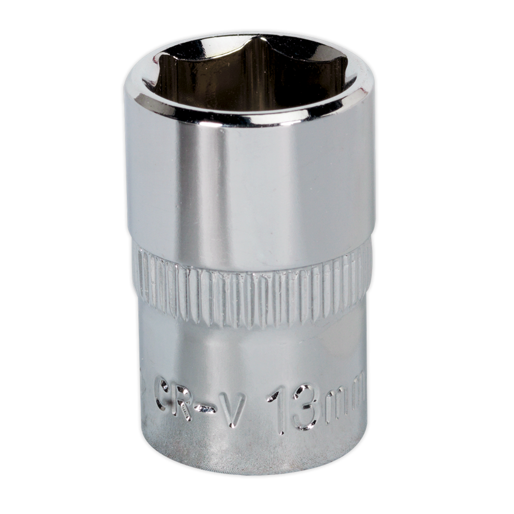 WallDrive&#174; Socket 13mm 3/8"Sq Drive Fully Polished