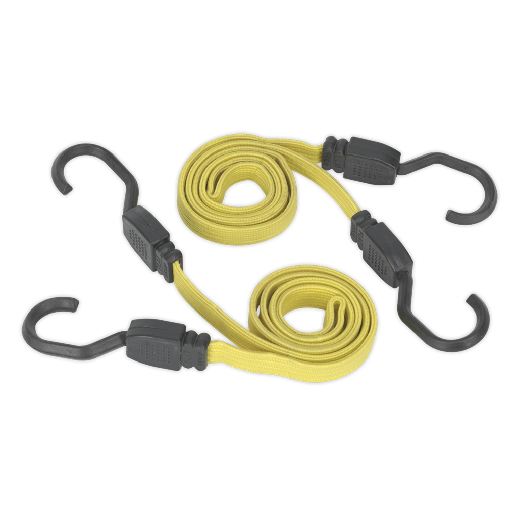 Flat Bungee Cord Set 2pc 910mm