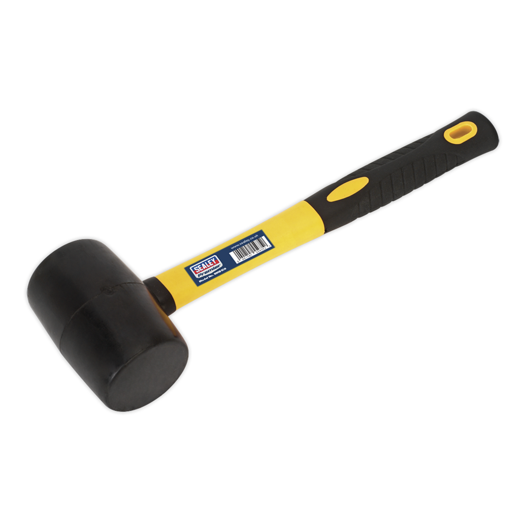 Rubber Mallet 1lb with Fibreglass Shaft