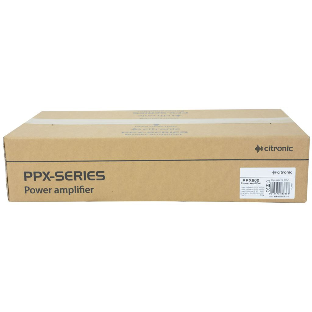 PPX Series Power Amplifiers - PPX600