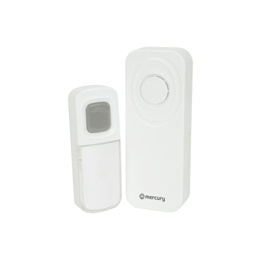 Wireless Waterproof Doorbell with Portable Chime - White - DB295-WHT