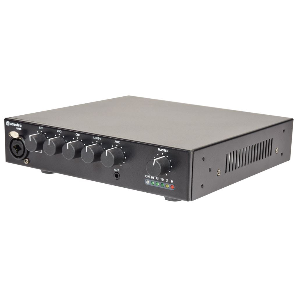 UA Series Compact 100V Mixer-Amplifiers - UA60 5ch MixerAmp