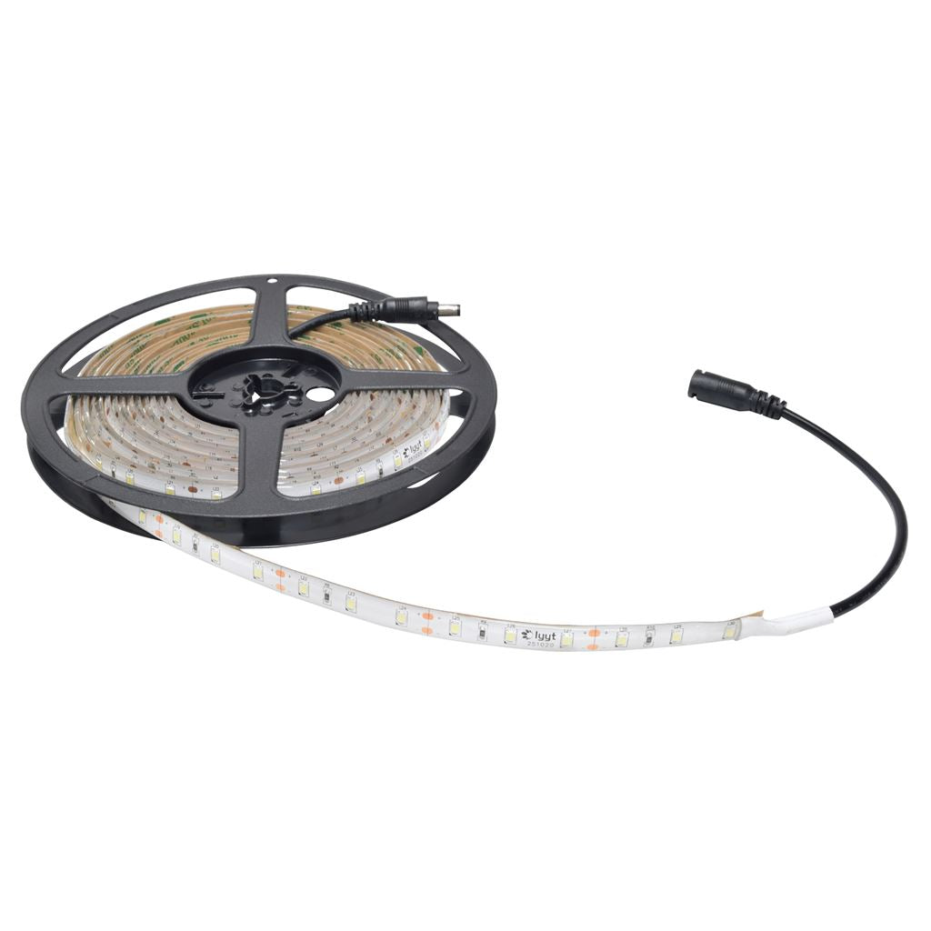 12V Single Colour LED Tape - 5m Reel - SMD2835 Cool White - LT12560-CW