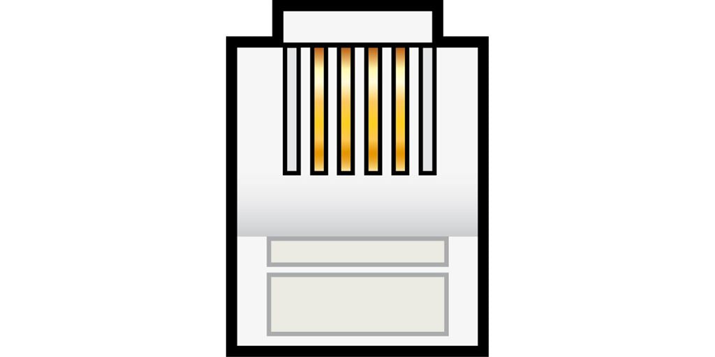 RJ12 Modular Plug (6P6C) - Crimp