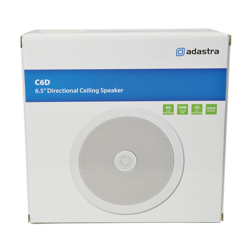 CD Series Ceiling Speakers with Directional Tweeter - 16.5cm (6.5") tweeter/ Single - C6D