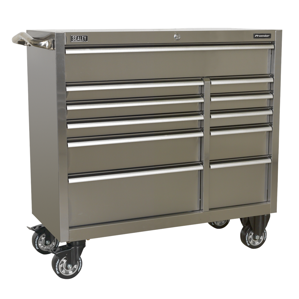 Rollcab 11 Drawer 1055mm Stainless Steel Heavy-Duty