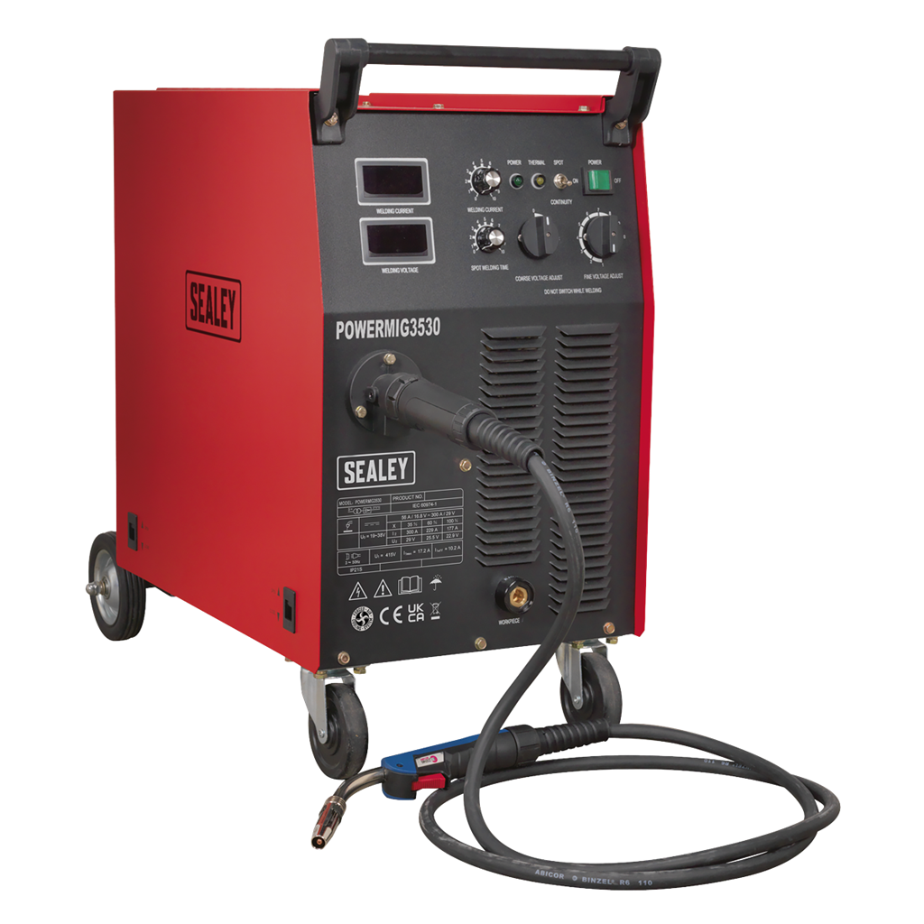 Professional MIG Welder 300A 415V 3ph with Binzel&#174; Euro Torch