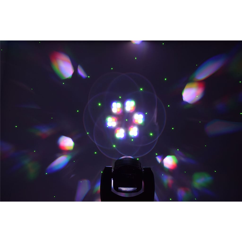 MHS-90L: 90W LED Moving Head with Laser - Bee Eye: