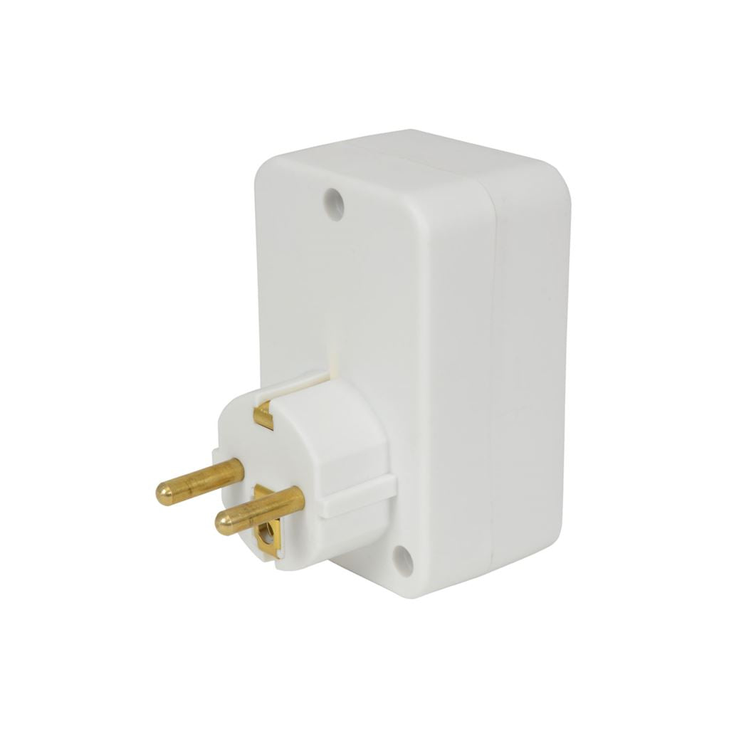 UK to Europe Travel Adaptor with Twin USB