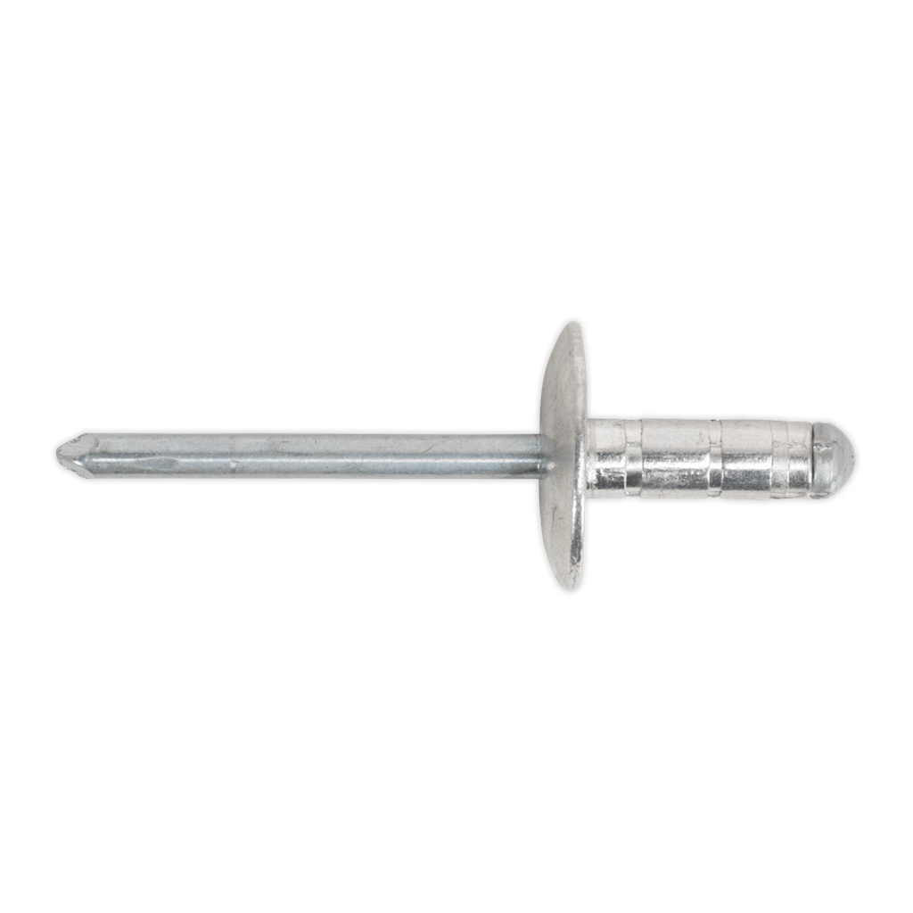Aluminium Multi-Grip Rivet Large Flange 4.8 x 27mm Pack of 100