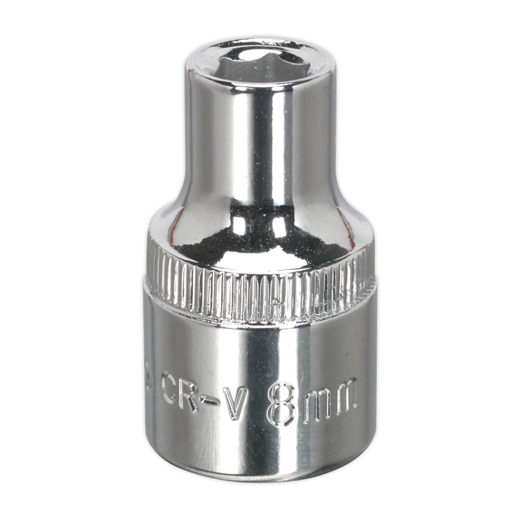 WallDrive&#174; Socket 8mm 1/2"Sq Drive Fully Polished