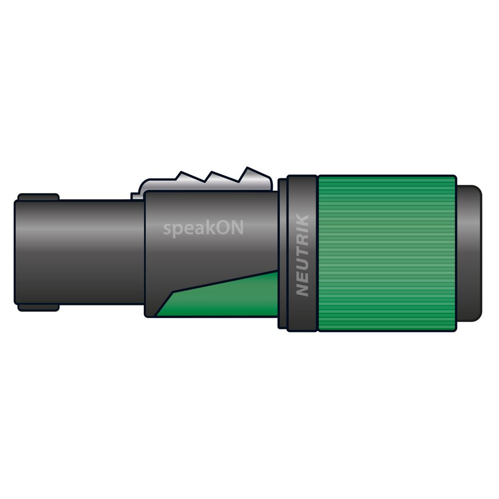 Neutrik&#174; NL4FXX Speakon Cable Connectors - NL4FXX-W-S Pole Plug