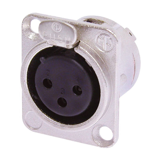 Neutrik NC3FD-L-0-1 Female 3 Pin XLR Chassis Socket