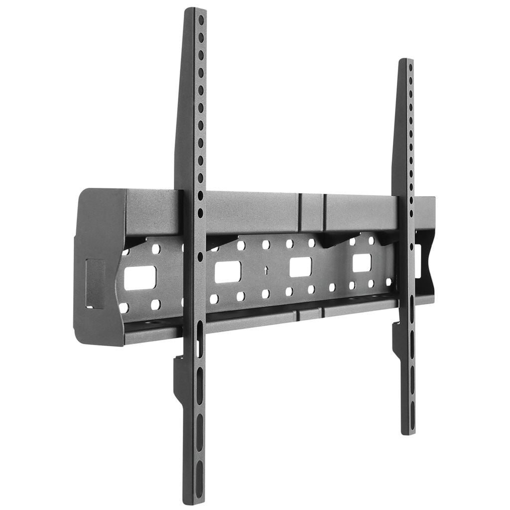 Fixed TV Bracket with Media Shelf for Screens 37" to 70" - Storage Box